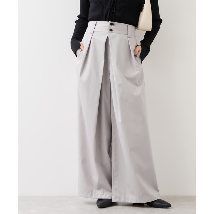 フロントタックデザインワイドパンツ | VIS  | 詳細画像23 