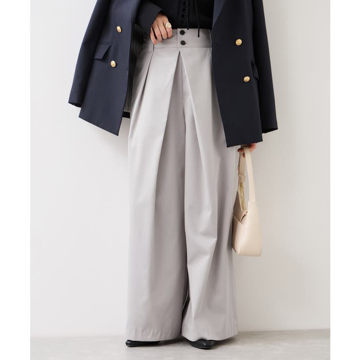 フロントタックデザインワイドパンツ | VIS  | 詳細画像26 