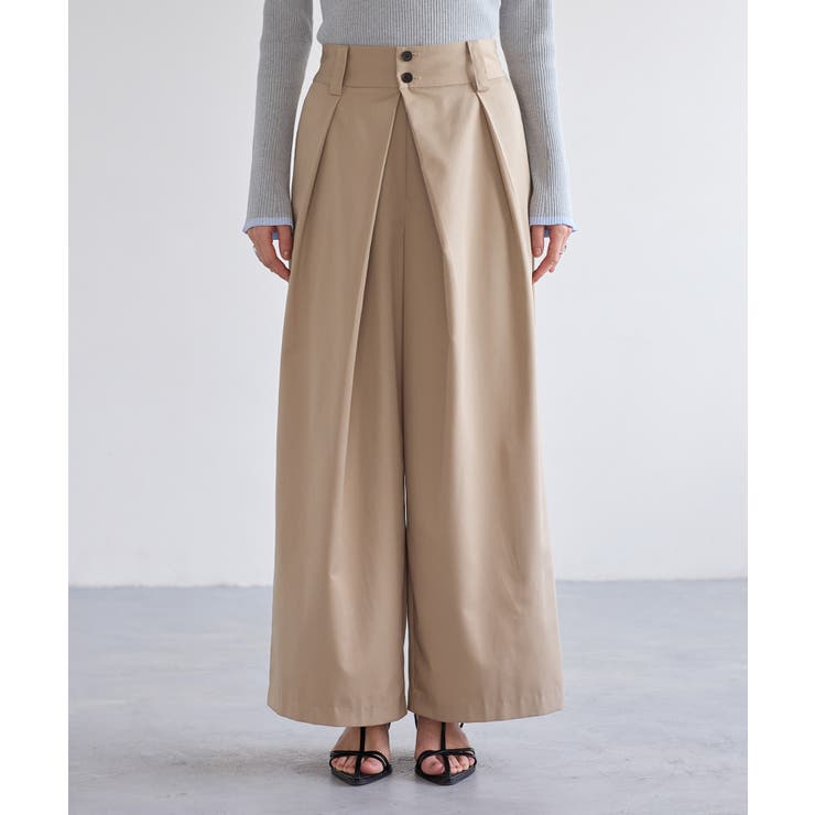 フロントタックデザインワイドパンツ | VIS  | 詳細画像27 