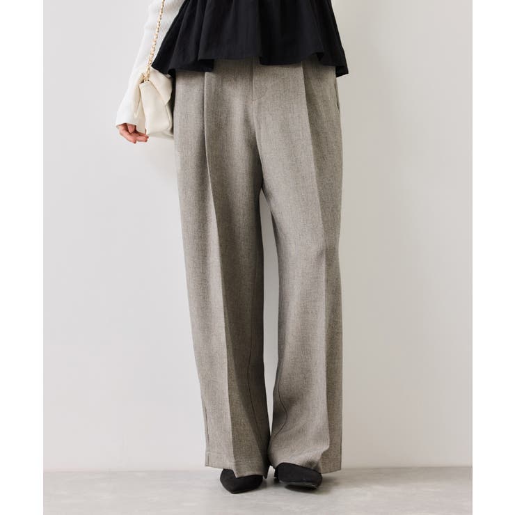 サマーツイードリボンベルトパンツ/UVケア・イージーケア | VIS  | 詳細画像13 