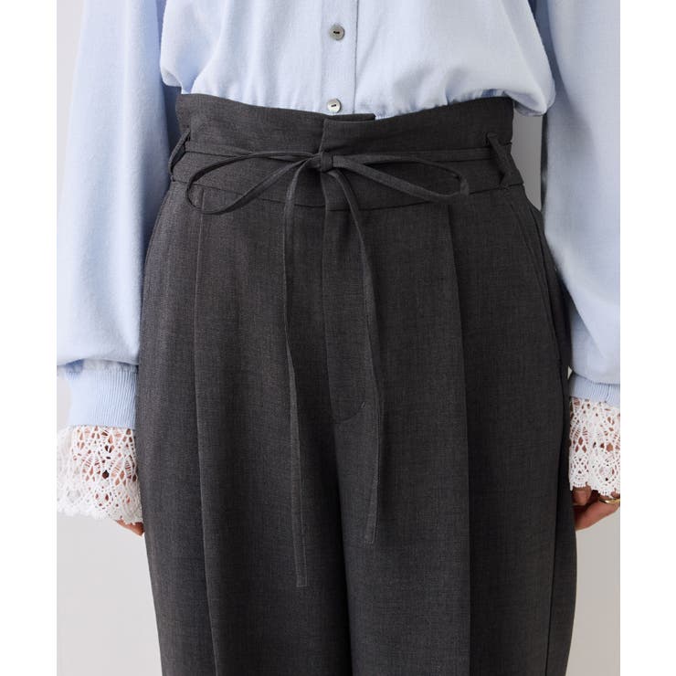 サマーツイードリボンベルトパンツ/UVケア・イージーケア | VIS  | 詳細画像24 