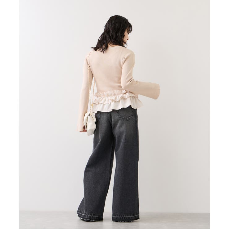 バギーワイドデニムパンツ | VIS  | 詳細画像12 