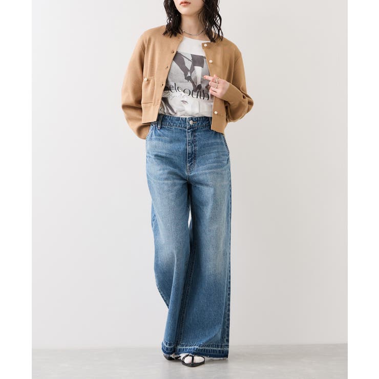 バギーワイドデニムパンツ | VIS  | 詳細画像6 