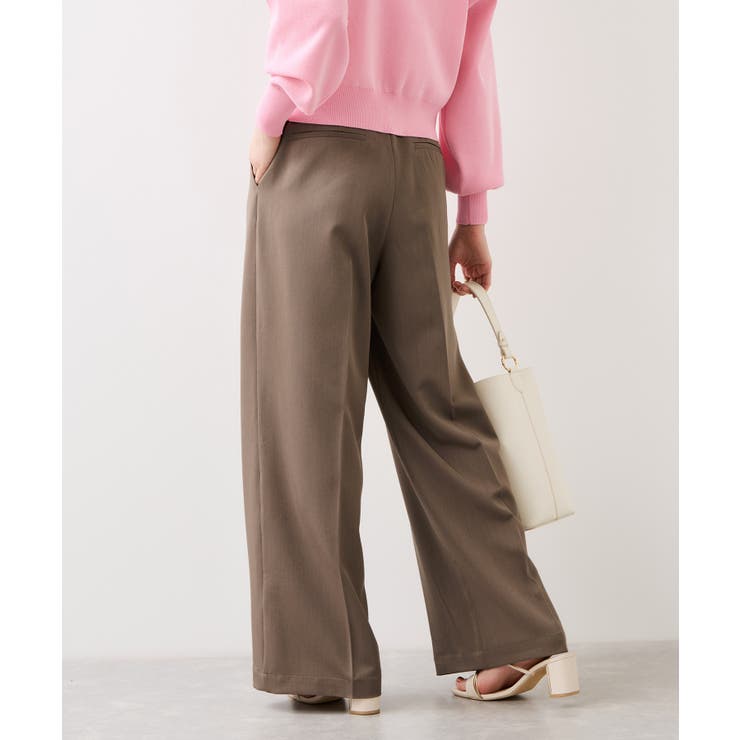 ベルトディティールパンツ/防シワ・イージーケア | VIS  | 詳細画像12 