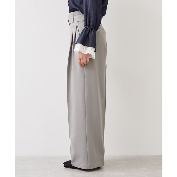 ベルトディティールパンツ/防シワ・イージーケア | VIS  | 詳細画像21 