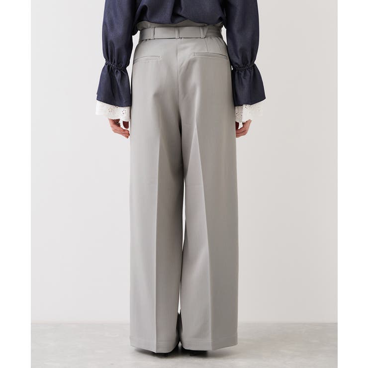 ベルトディティールパンツ/防シワ・イージーケア | VIS  | 詳細画像22 