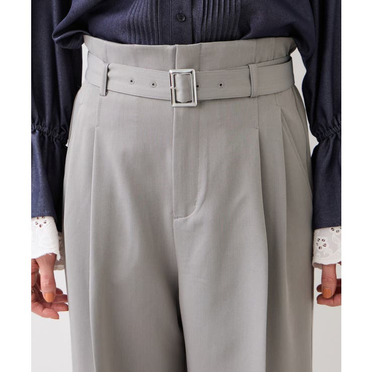 ベルトディティールパンツ/防シワ・イージーケア | VIS  | 詳細画像23 