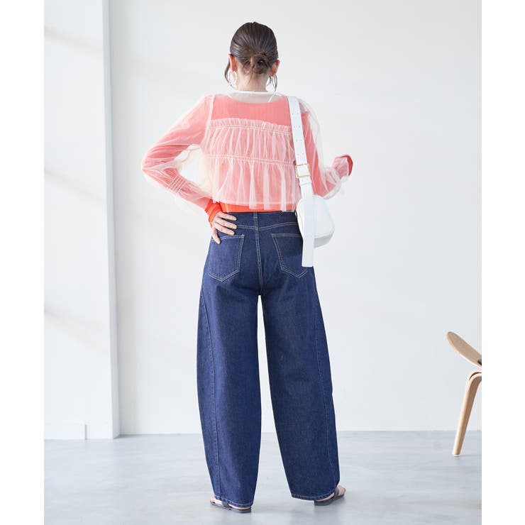 カーブデニムパンツ[品番：VISW0042635]｜VIS （ビス ）の
