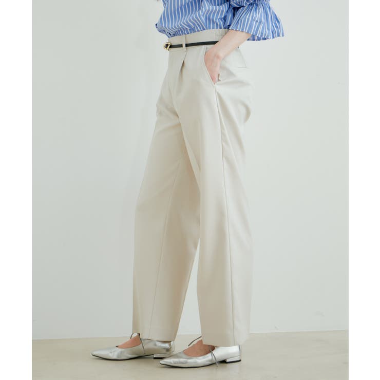 美HITワンタックストレートパンツ【洗える】 | VIS  | 詳細画像13 