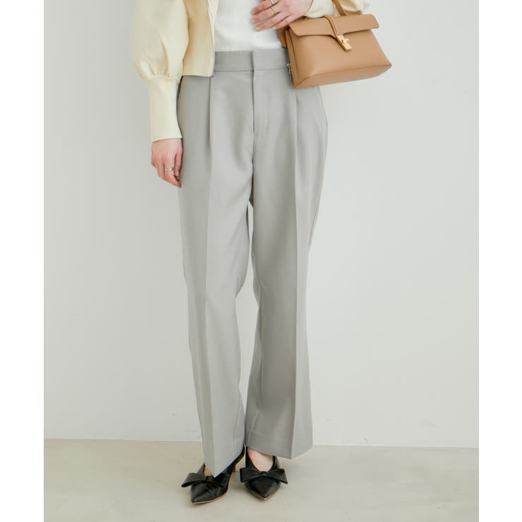 美HITワンタックストレートパンツ【洗える】 | VIS  | 詳細画像17 