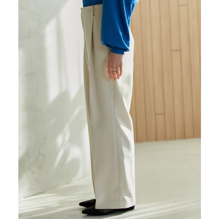 美HITワンタックストレートパンツ【洗える】 | VIS  | 詳細画像24 