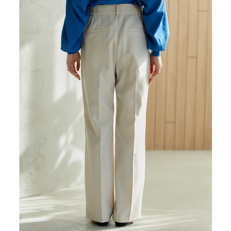 美HITワンタックストレートパンツ【洗える】 | VIS  | 詳細画像25 