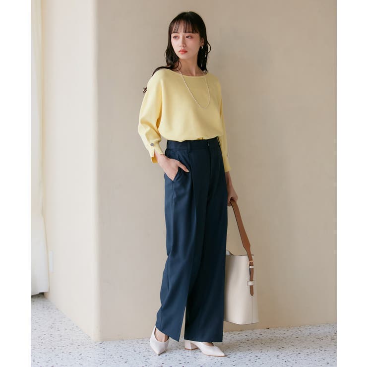 美HITワンタックストレートパンツ【洗える】 | VIS  | 詳細画像37 