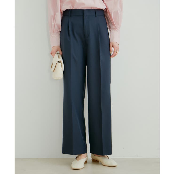 美HITワンタックストレートパンツ【洗える】 | VIS  | 詳細画像8 