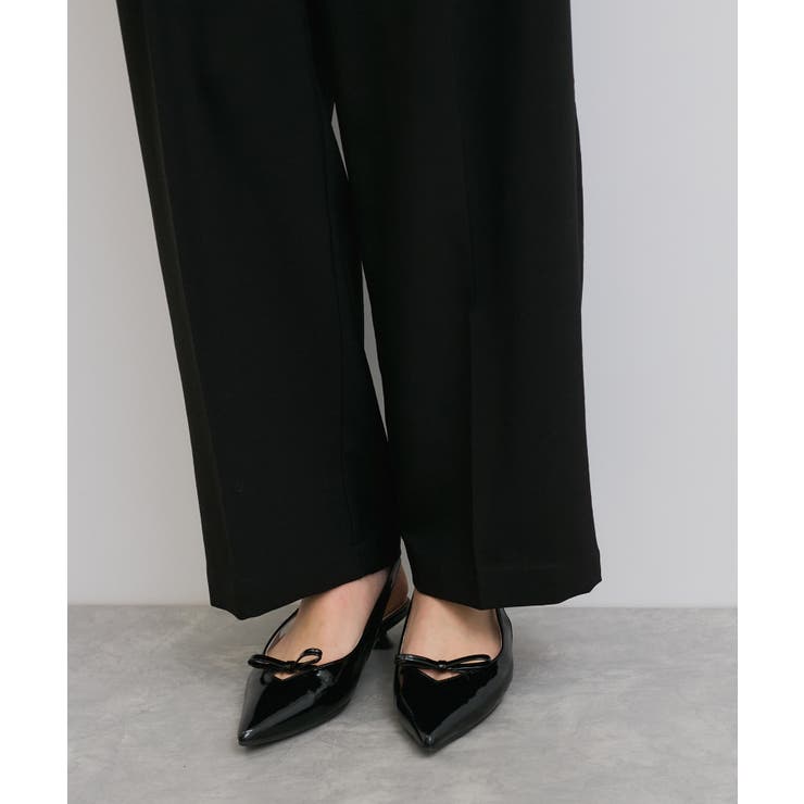 【美easy】ワンタックワイドスラックスパンツ【接触冷感/洗える】 | VIS  | 詳細画像34 