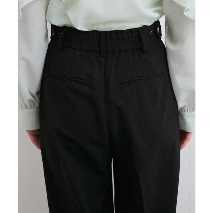 【美easy】ワンタックワイドスラックスパンツ【接触冷感/洗える】 | VIS  | 詳細画像35 