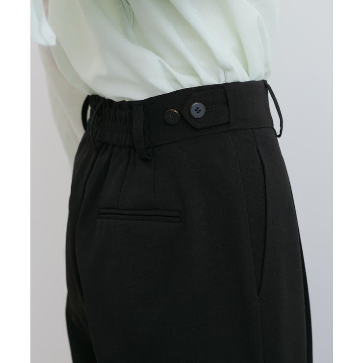 【美easy】ワンタックワイドスラックスパンツ【接触冷感/洗える】 | VIS  | 詳細画像37 