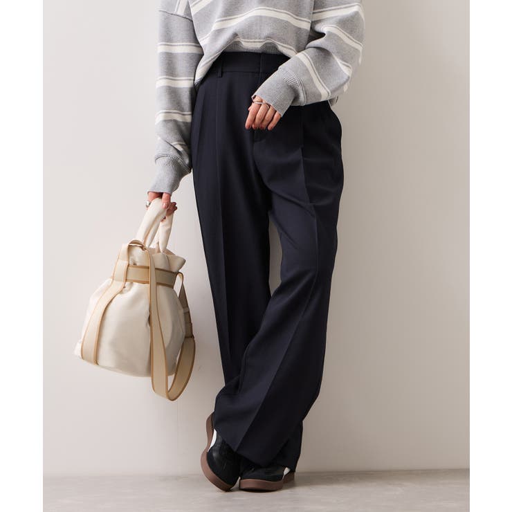 【美easy】コンフォートストレートワイドパンツ イージーケア UVケア | VIS  | 詳細画像10 