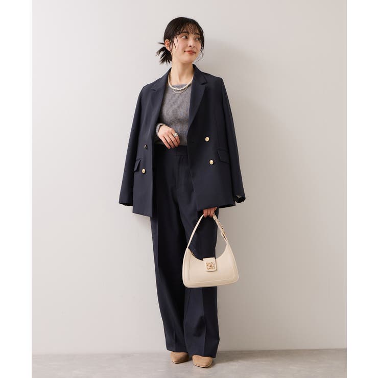 【美easy】コンフォートストレートワイドパンツ イージーケア UVケア | VIS  | 詳細画像2 