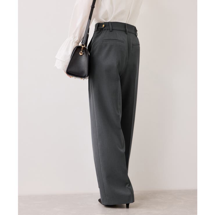 【美easy】コンフォートストレートワイドパンツ イージーケア UVケア | VIS  | 詳細画像25 