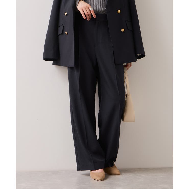 【美easy】コンフォートストレートワイドパンツ イージーケア UVケア | VIS  | 詳細画像3 