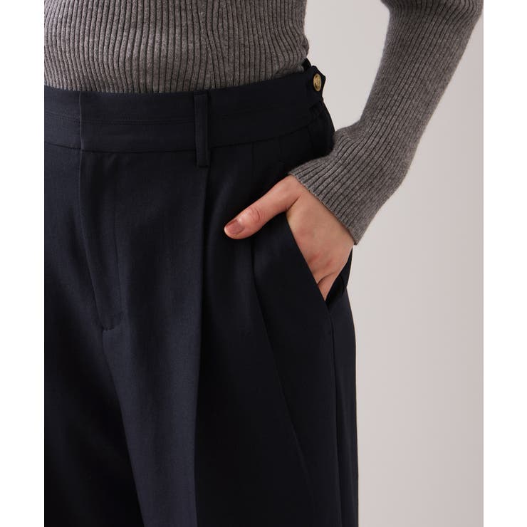 【美easy】コンフォートストレートワイドパンツ イージーケア UVケア | VIS  | 詳細画像34 