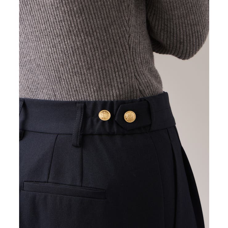 【美easy】コンフォートストレートワイドパンツ イージーケア UVケア | VIS  | 詳細画像36 