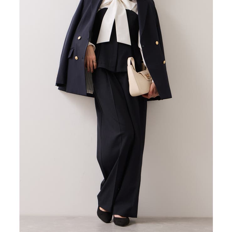 【美easy】コンフォートストレートワイドパンツ イージーケア UVケア | VIS  | 詳細画像8 