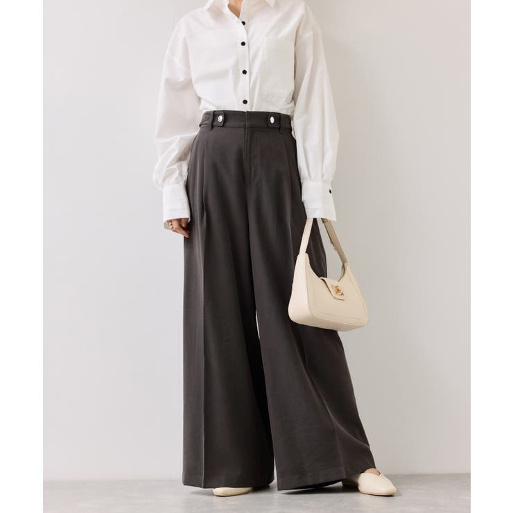 ツータックワイドパンツ/イージーケア | VIS  | 詳細画像14 