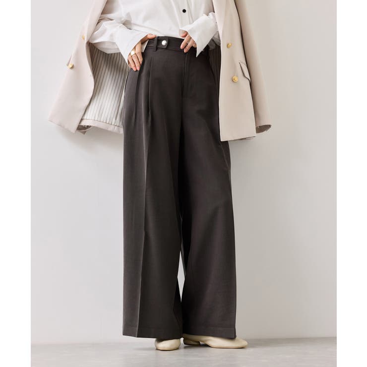 ツータックワイドパンツ/イージーケア | VIS  | 詳細画像16 