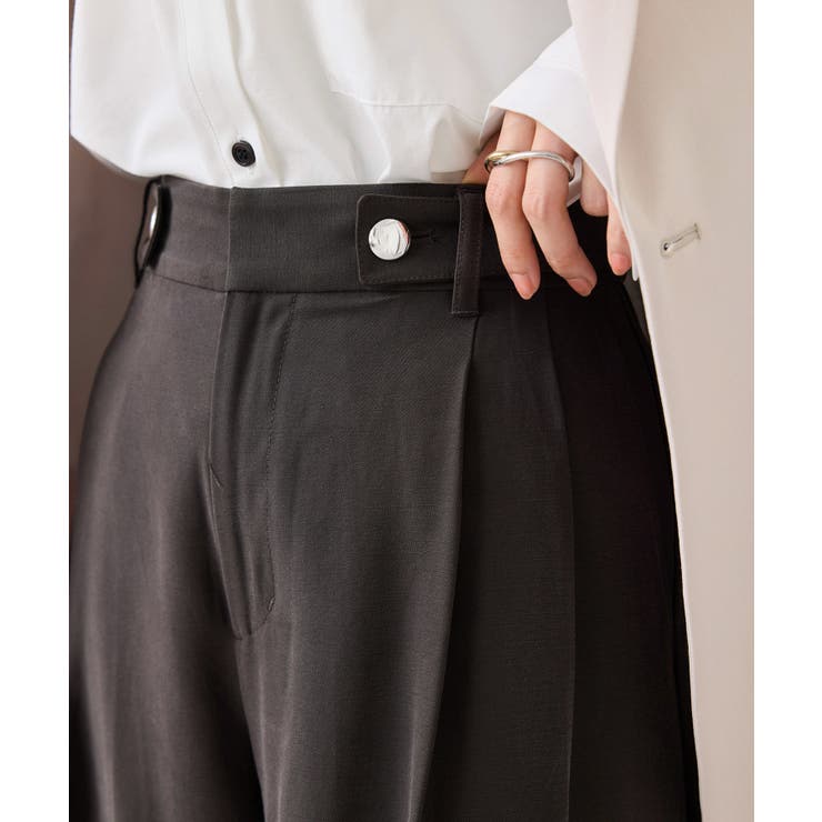 ツータックワイドパンツ/イージーケア | VIS  | 詳細画像17 