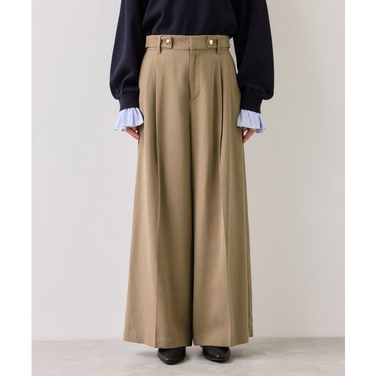 ツータックワイドパンツ/イージーケア | VIS  | 詳細画像18 