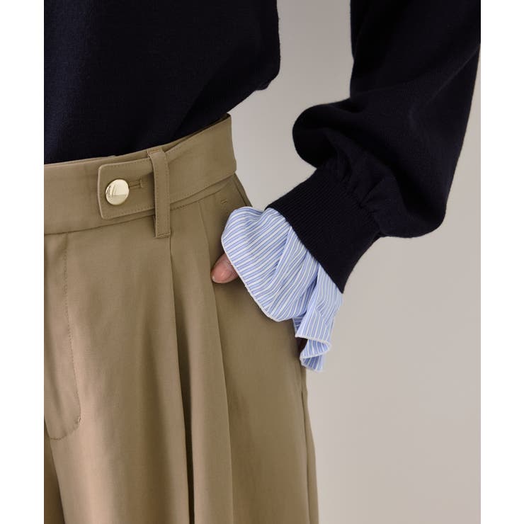 ツータックワイドパンツ/イージーケア | VIS  | 詳細画像23 