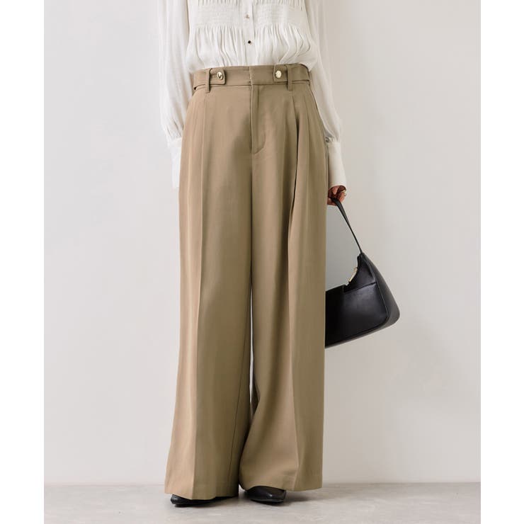 ツータックワイドパンツ/イージーケア | VIS  | 詳細画像6 