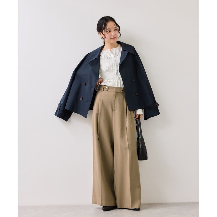 ツータックワイドパンツ/イージーケア | VIS  | 詳細画像7 