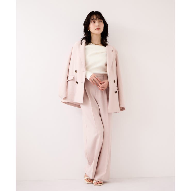 美easyリネンライクワイドパンツ/イージーケア・接触冷感・セットアップ対応 | VIS  | 詳細画像11 