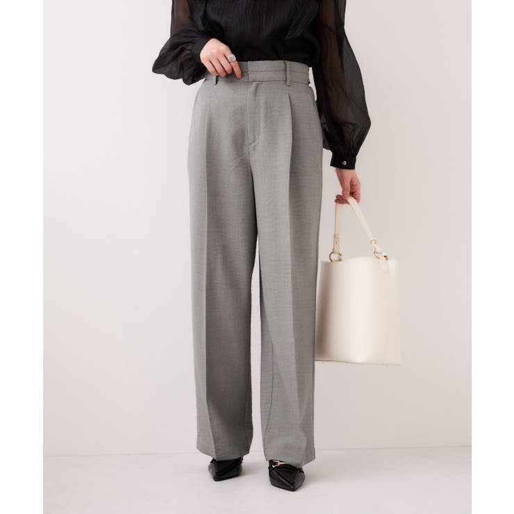 美easyリネンライクワイドパンツ/イージーケア・接触冷感・セットアップ対応 | VIS  | 詳細画像17 