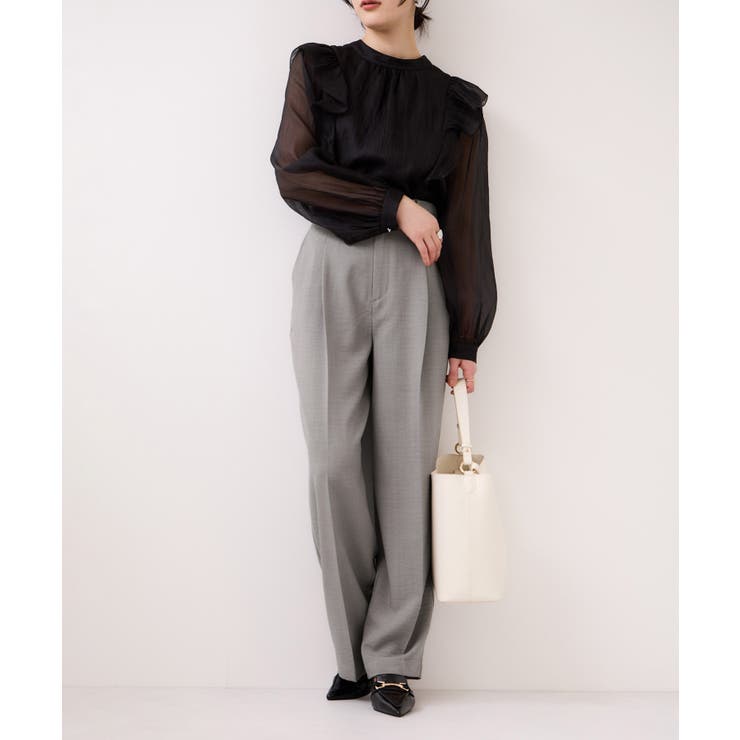 美easyリネンライクワイドパンツ/イージーケア・接触冷感・セットアップ対応 | VIS  | 詳細画像19 