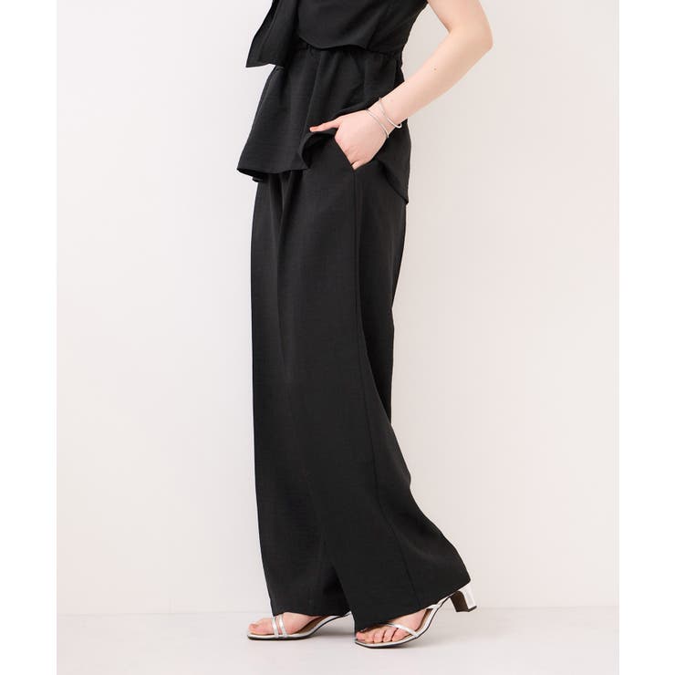 美easyリネンライクワイドパンツ/イージーケア・接触冷感・セットアップ対応 | VIS  | 詳細画像25 