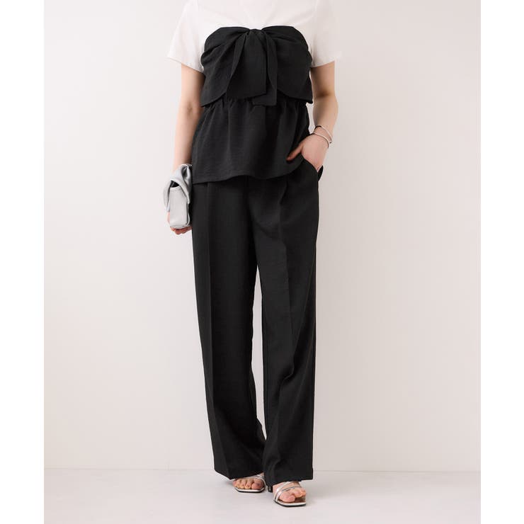 美easyリネンライクワイドパンツ/イージーケア・接触冷感・セットアップ対応 | VIS  | 詳細画像27 