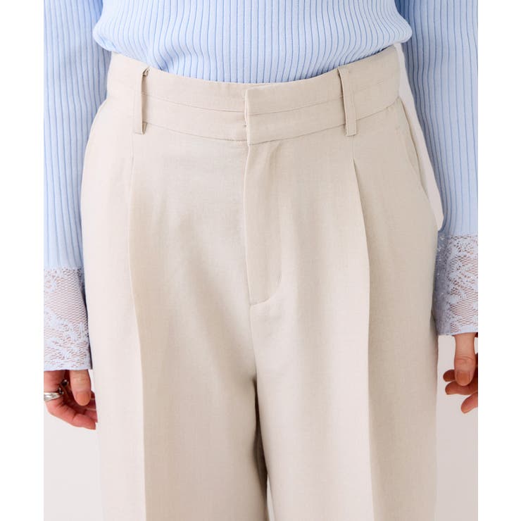 美easyリネンライクワイドパンツ/イージーケア・接触冷感・セットアップ対応 | VIS  | 詳細画像31 