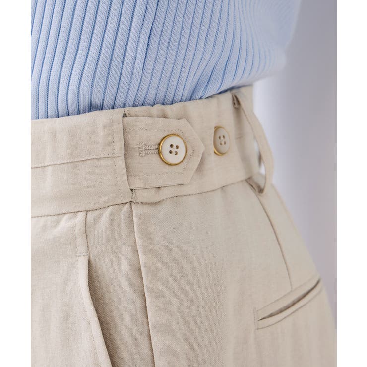 美easyリネンライクワイドパンツ/イージーケア・接触冷感・セットアップ対応 | VIS  | 詳細画像34 