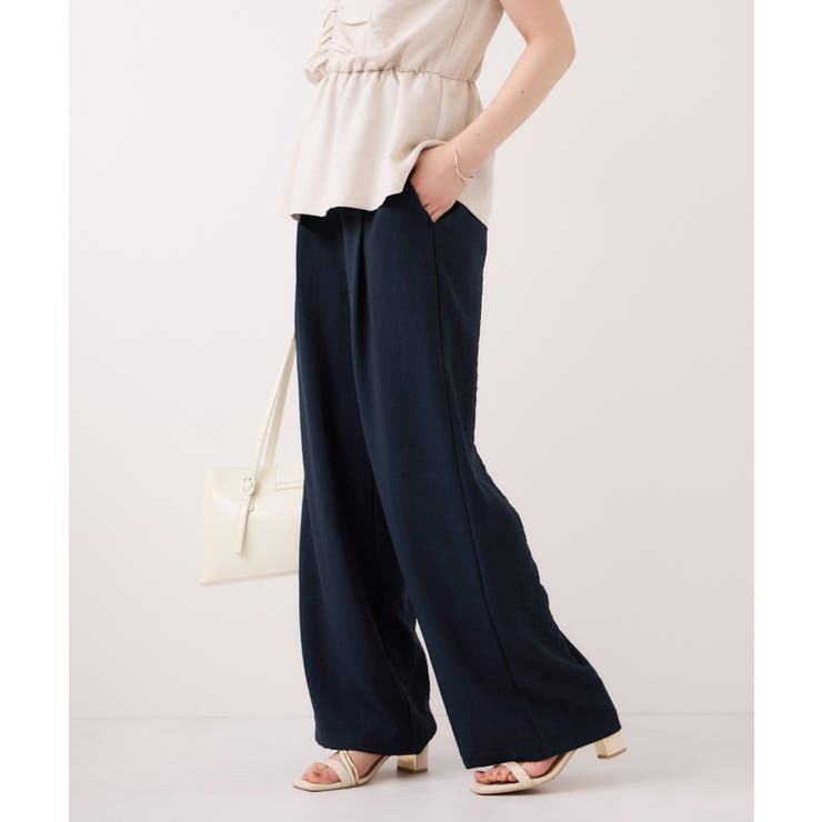 ネイビー(40) | 【WEB限定】美easyイージーパンツ/イージーケア・接触冷感 | VIS 