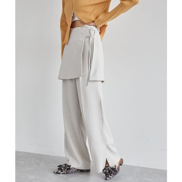 【吸水速乾/UV】スカートレイヤードスラックスパンツ【SET】 | VIS  | 詳細画像10 