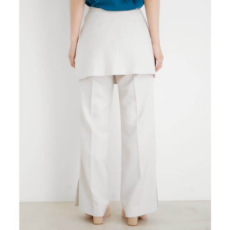 【吸水速乾/UV】スカートレイヤードスラックスパンツ【SET】 | VIS  | 詳細画像16 