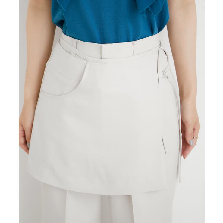 【吸水速乾/UV】スカートレイヤードスラックスパンツ【SET】 | VIS  | 詳細画像17 