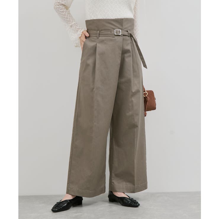 【洗える】2WAYラップデザインパンツ | VIS  | 詳細画像13 