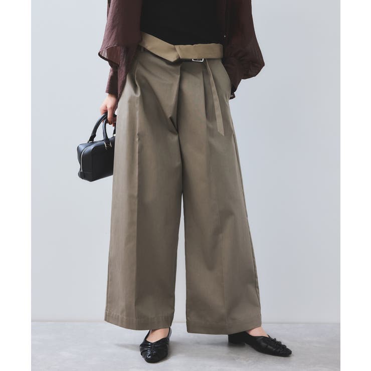 【洗える】2WAYラップデザインパンツ | VIS  | 詳細画像7 