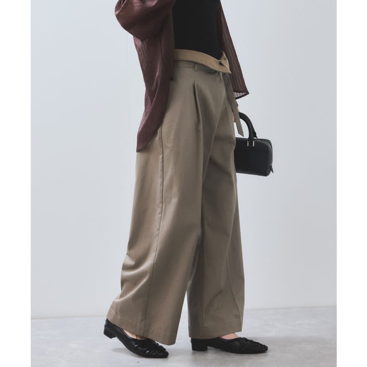 【洗える】2WAYラップデザインパンツ | VIS  | 詳細画像8 