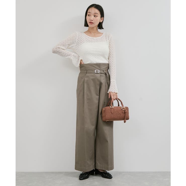 【洗える】2WAYラップデザインパンツ | VIS  | 詳細画像9 